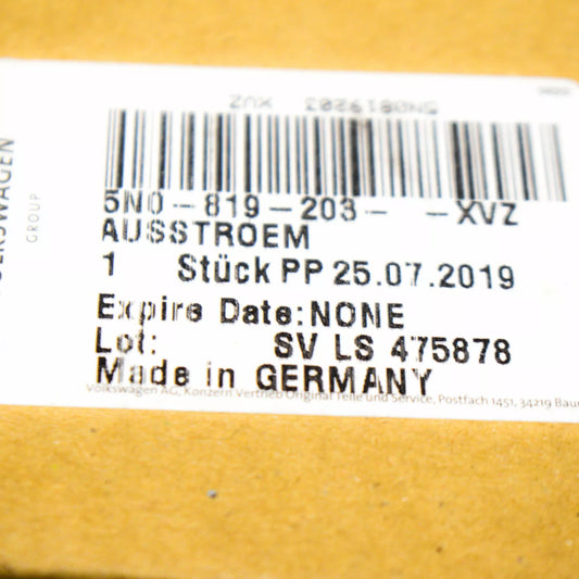 NEW VW TIGUAN 5N REAR CENTER LOWER AIR VENT 5N0819203XVZ