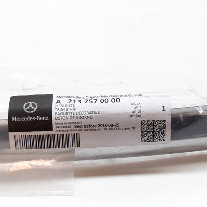 NEW MERCEDES-BENZ E W213 TRUNK LID TRIM STRIP A2137570000 ORIGINAL