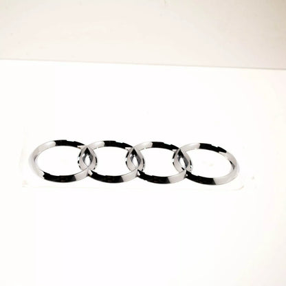 NEW AUDI A4 AVANT B7 REAR TRUNK CHROME BADGE RINGS EMBLEM 8E98537422ZZ