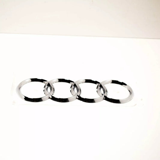NEW AUDI A4 AVANT B7 REAR TRUNK CHROME BADGE RINGS EMBLEM 8E98537422ZZ