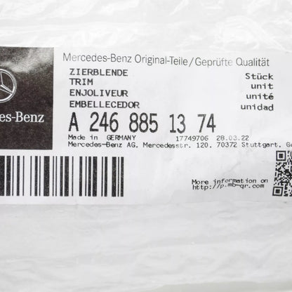 NEW MERCEDES-BENZ B W246 FRONT LEFT BUMPER MOLDING A2468851374
