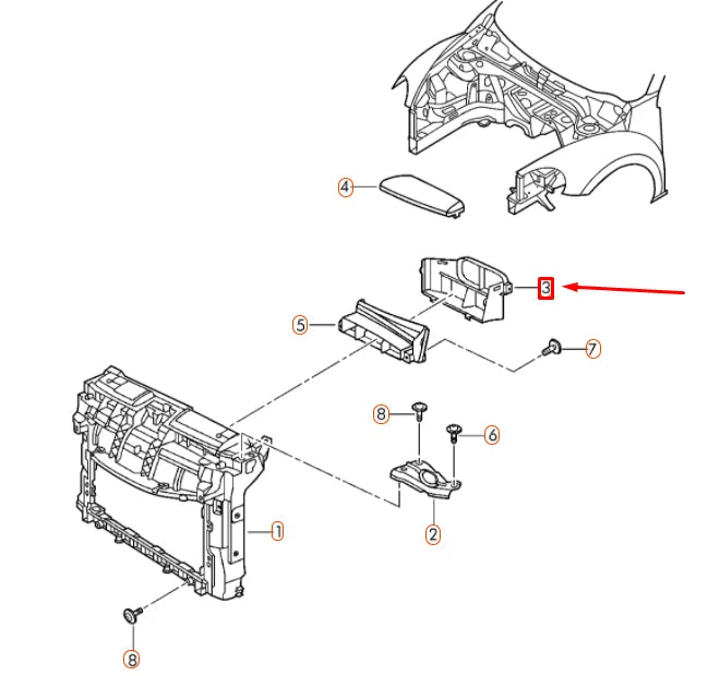 NEW VOLKSWAGEN BEETLE A5 INTAKE AIR DUCT 1K0805962G9B9 ORIGINAL