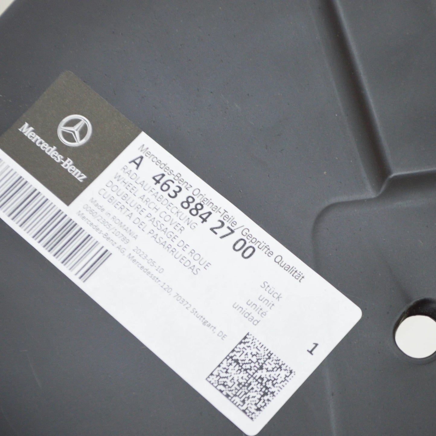 NEW MERCEDES-BENZ G W463 FRONT LEFT WHEEL HOUSE COVERING A4638842700 ORIGINAL