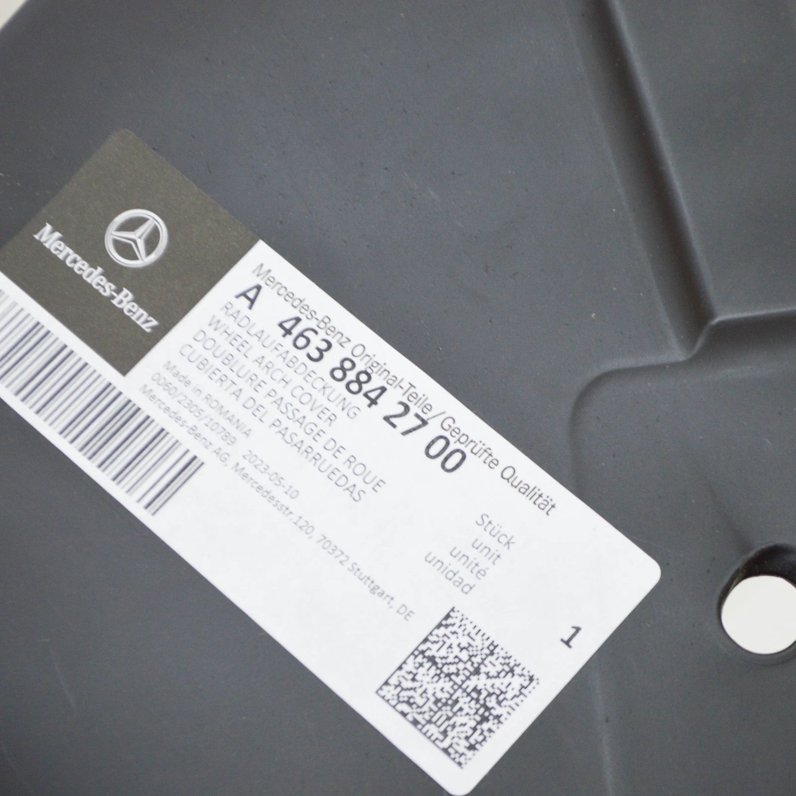 NEW MERCEDES-BENZ G W463 FRONT LEFT WHEEL HOUSE COVERING A4638842700 ORIGINAL