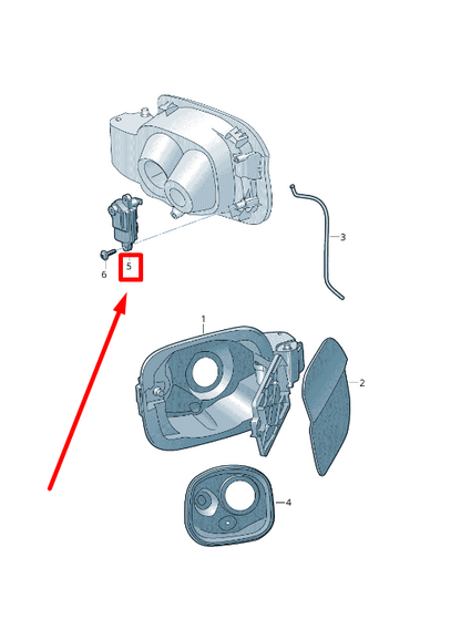 new audi a3 8v1,8vk fuel filler door lock actuator 8v0862159a original