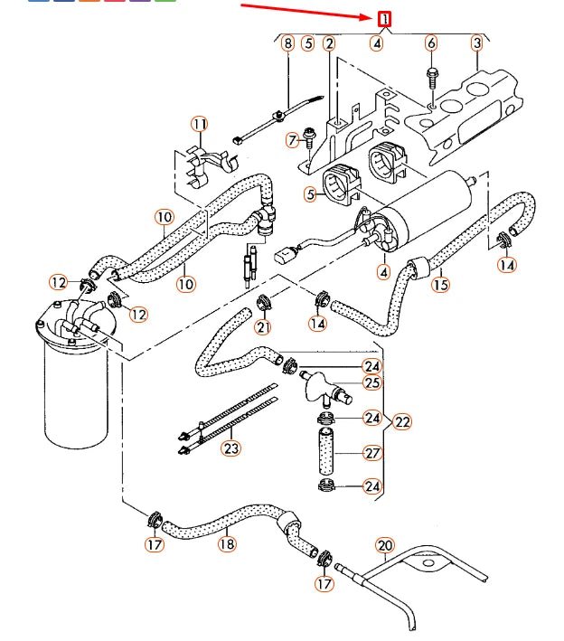 NEW AUDI A3 8P FUEL PUMP 5N0906129B ORIGINAL