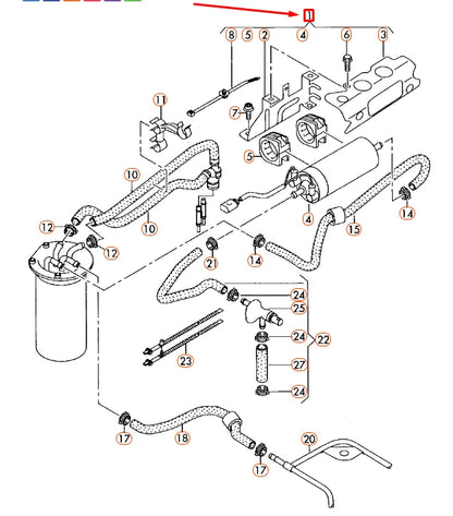NEW AUDI A3 8P FUEL PUMP 5N0906129B ORIGINAL