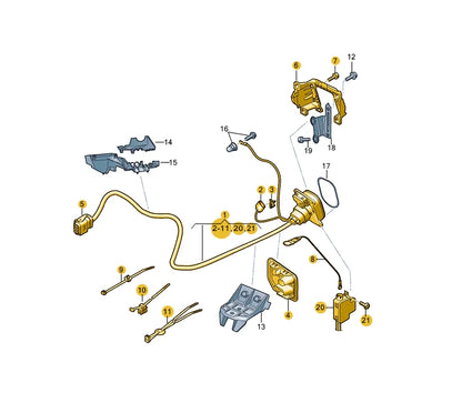 NEW AUDI E-TRON GEN BATTERY CABLE PORT SOCKET 4KL971106K 2023 ORIGINAL