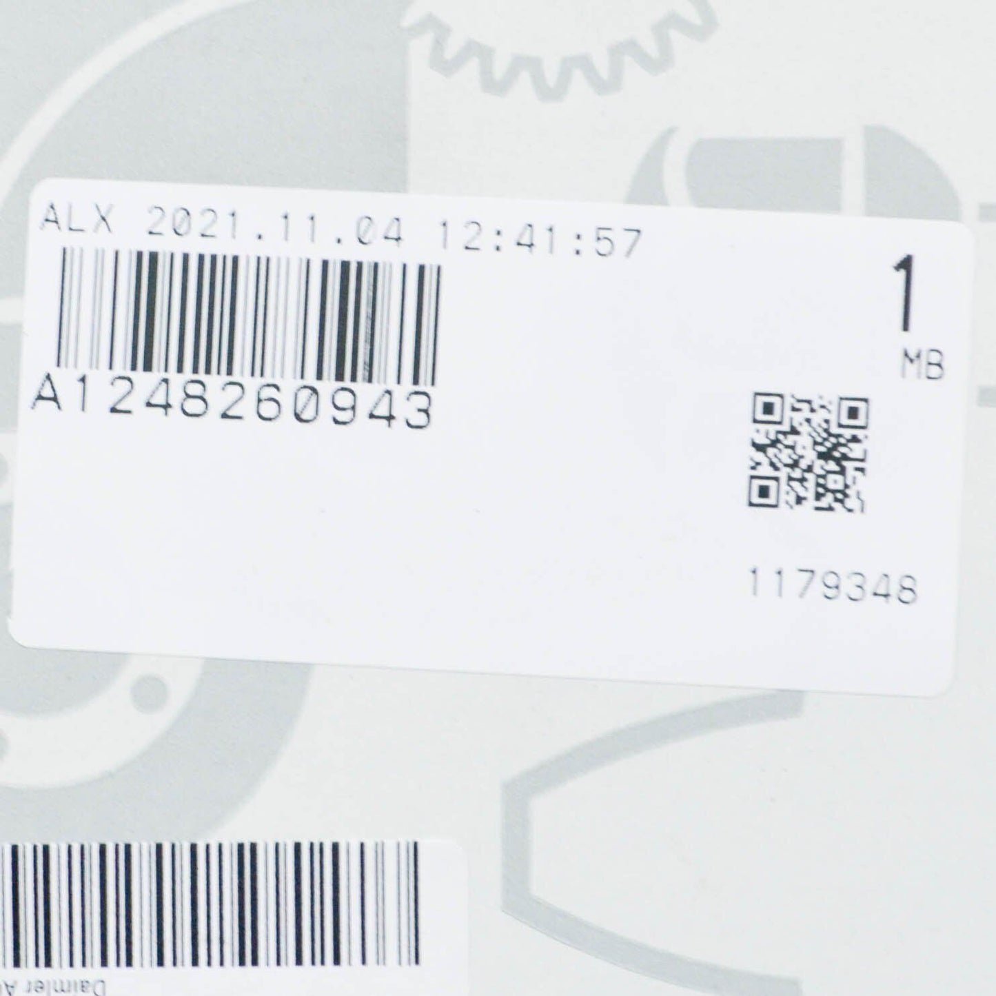 NEW MERCEDES-BENZ E W124 FRONT LEFT BLINKER LIGHT A1248260943 ORIGINAL