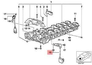 NEW BMW E36 Z3 CABRIO INTAKE CAMSHAFT POSITION SENSOR CPS 1404765 12141404765