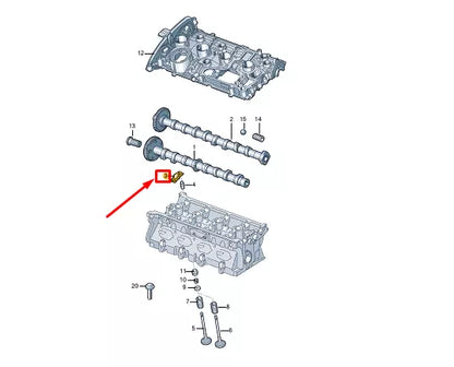 NEW VW GOLF VARIANT CG MK8 ENGINE ROLLER ROCKER ARM 06R109417