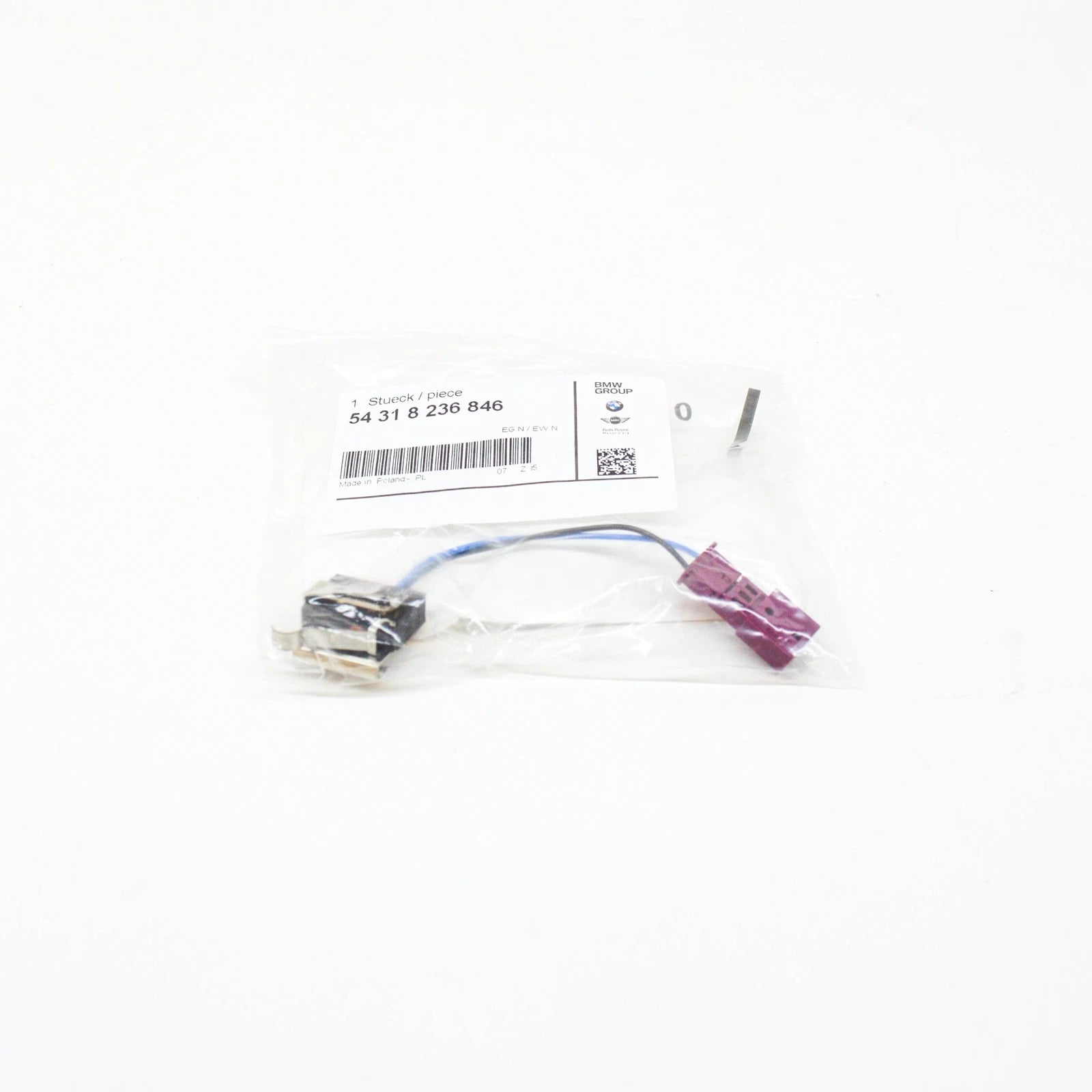 NEW BMW 6 E64 CONVERTIBLE TOP COMPARTMENT MICRO SWITCH 54318236846 ORIGINAL