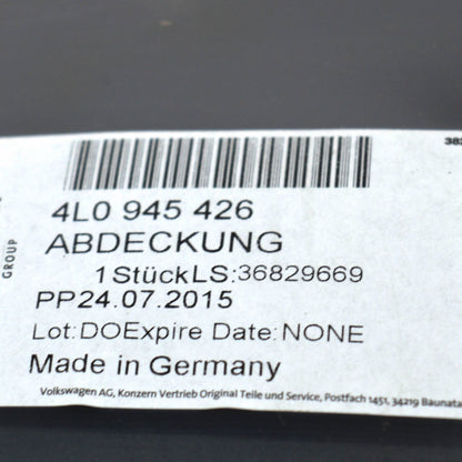 NEW AUDI Q7 4L TAIL LIGHT REAR COVER CAP RIGHT 4L0945426 ORIGINAL