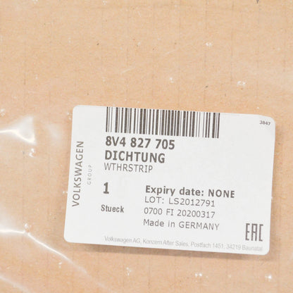 NEW AUDI A3 SPORTBACK 8V REAR TAILGATE WEATHERSTRIP 8V4827705