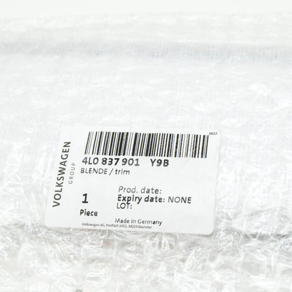 NEW AUDI Q7 4L FRONT LEFT DOOR EXTERIOR B PILLAR TRIM 4L0837901Y9B  ORIGINAL