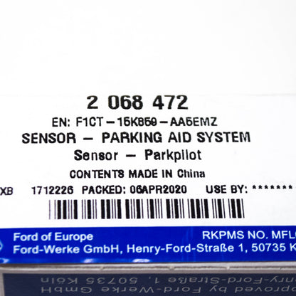 new ford ranger tk3 t6 rear bumper pdc sensor 2068472 f1ct-155859-aa5emz