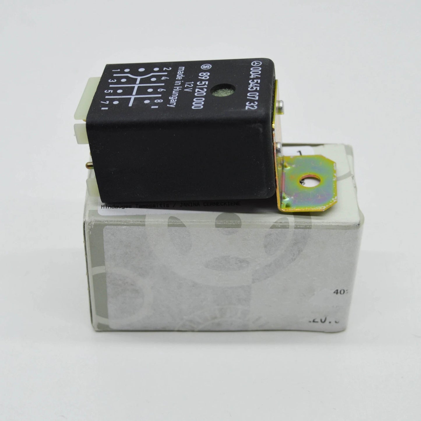 NEW MERCEDES-BENZ SL R107 WARNING DEVICE CONTROL UNIT RELAY A0045450732 ORIGINAL