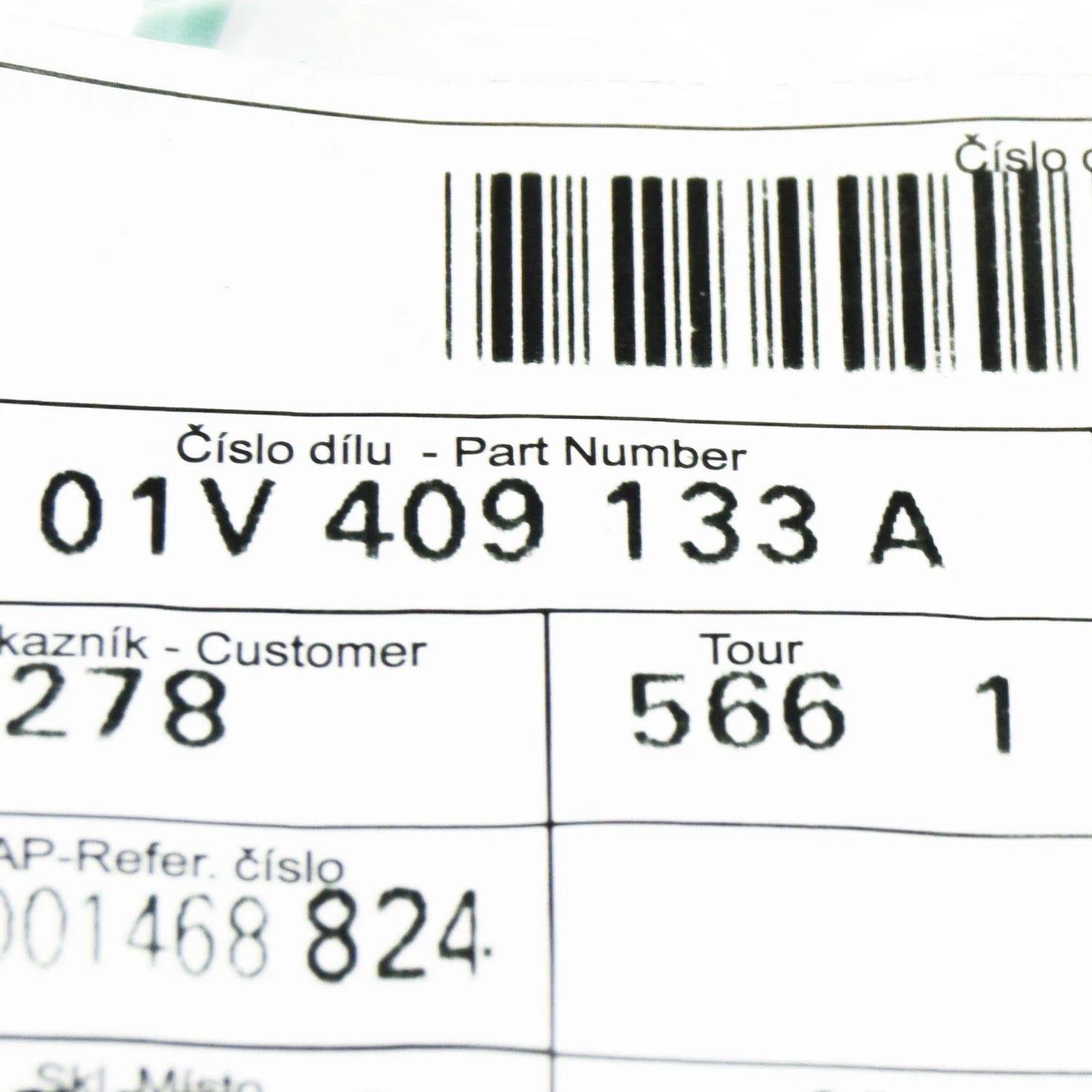 NEW AUDI Q5 8R RADIAL SHAFT O-RING 01V409133A ORIGINAL