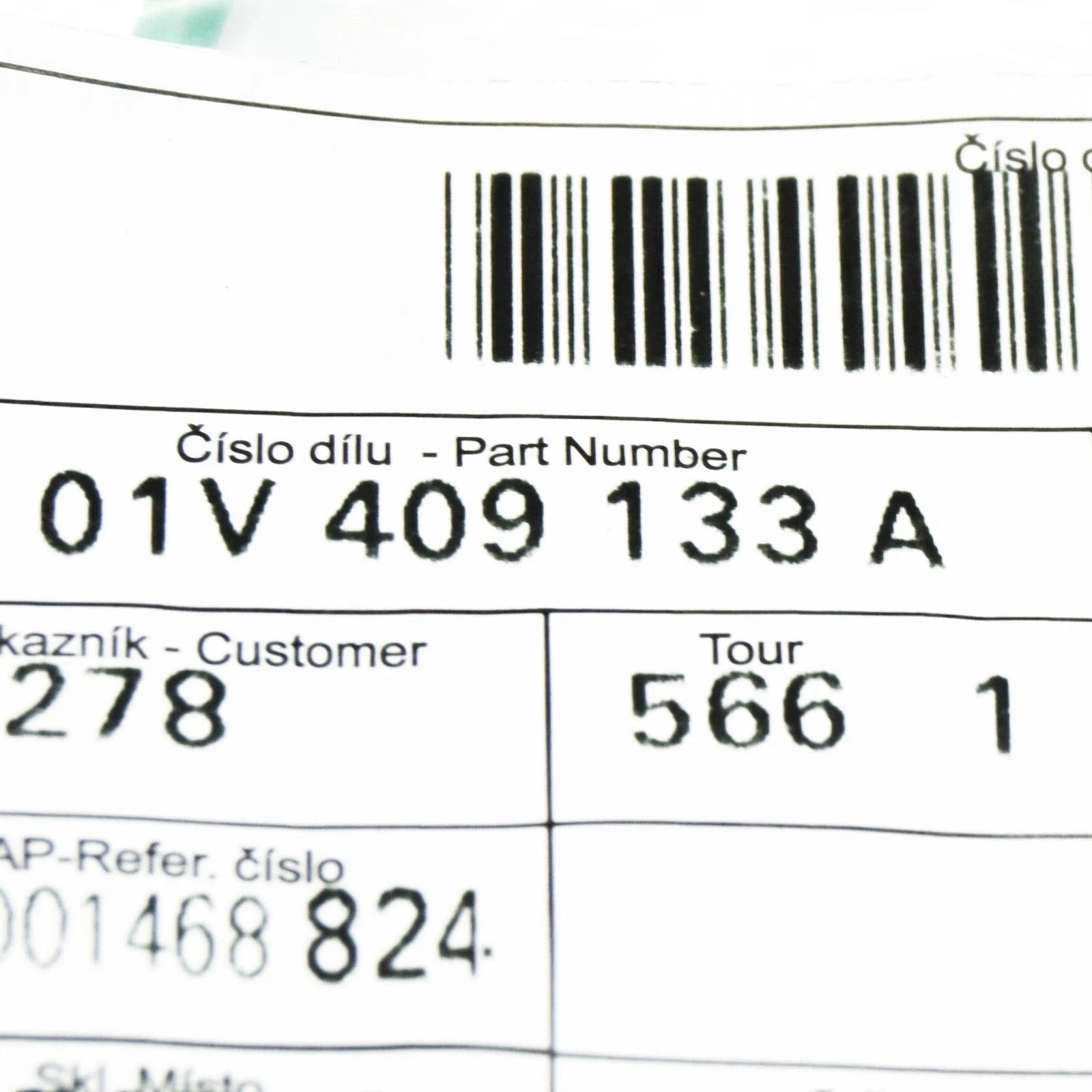 NEW AUDI Q5 8R RADIAL SHAFT O-RING 01V409133A ORIGINAL