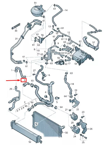 NEW VW SHARAN 7N QUICK ACTING COUPLING 7N0122291L