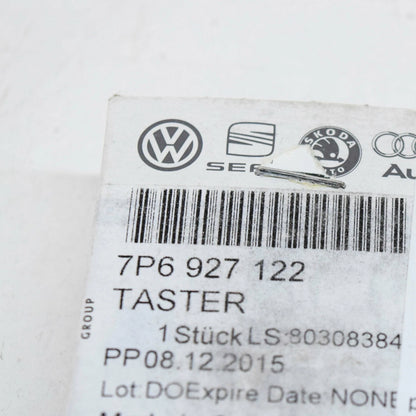 NEW VOLKSWAGEN TOUAREG 7P PARKING AID PUSH BUTTON 7P6927122 ORIGINAL