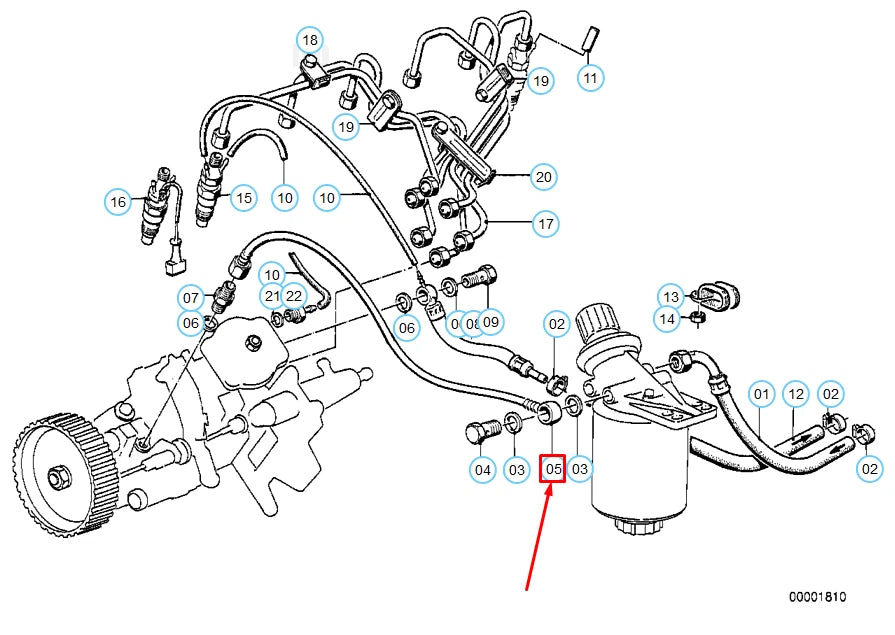 NEW BMW 5 E28 FUEL PIPE 13531285712 1285712 ORIGINAL