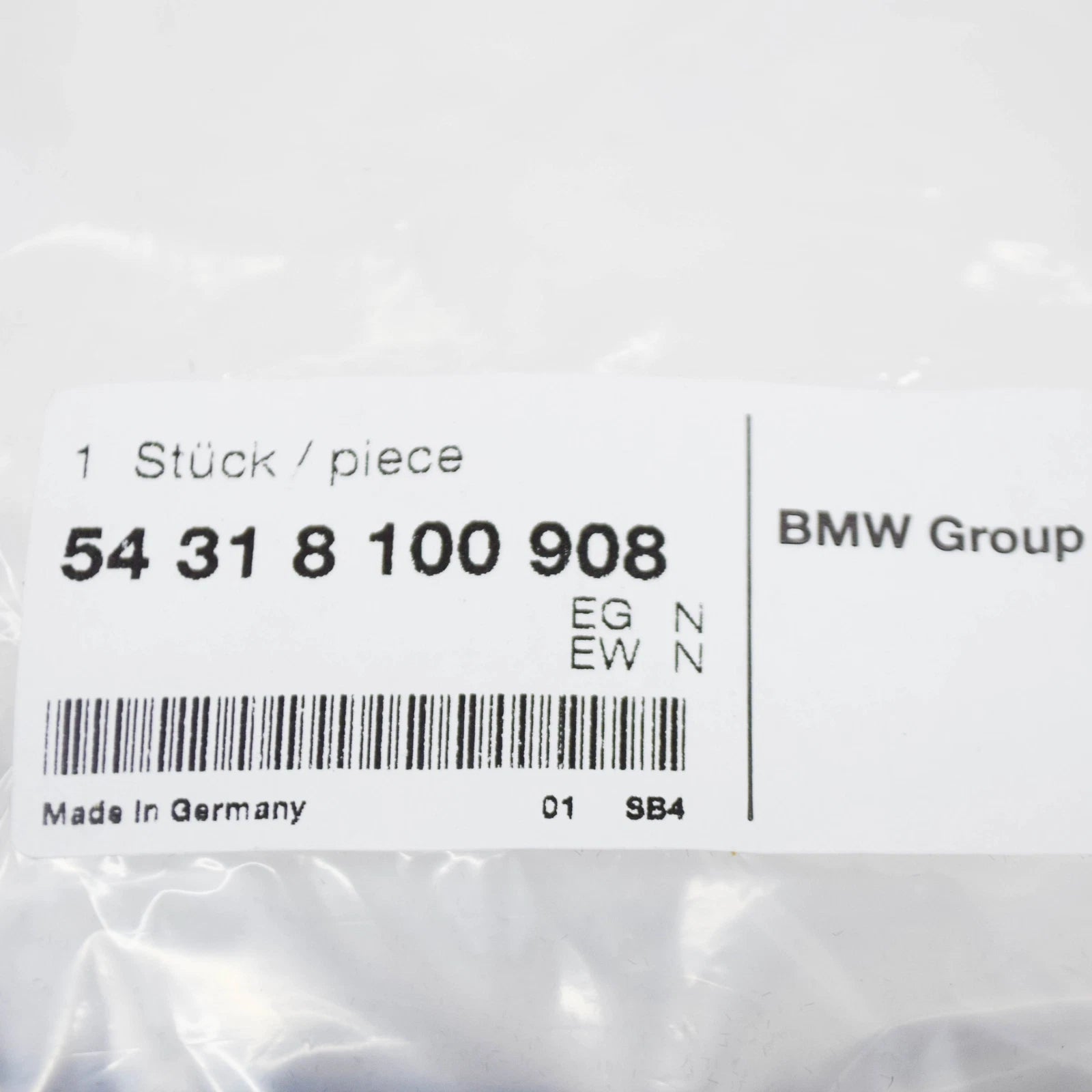 NEW BMW 3 E30 CONVERTIBLE TOP RUBBER SEAL 54318100908 8100908 ORIGINAL