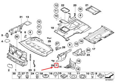 NEW BMW 5 E39 RIGHT BRAKE AIR DUCT INLET 8218346 51718218346 ORIGINAL
