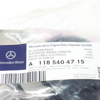 NEW MB CLA C118 FRONT LEFT DOOR WIRING HARNESS LHD A1185404715 ORIGINAL