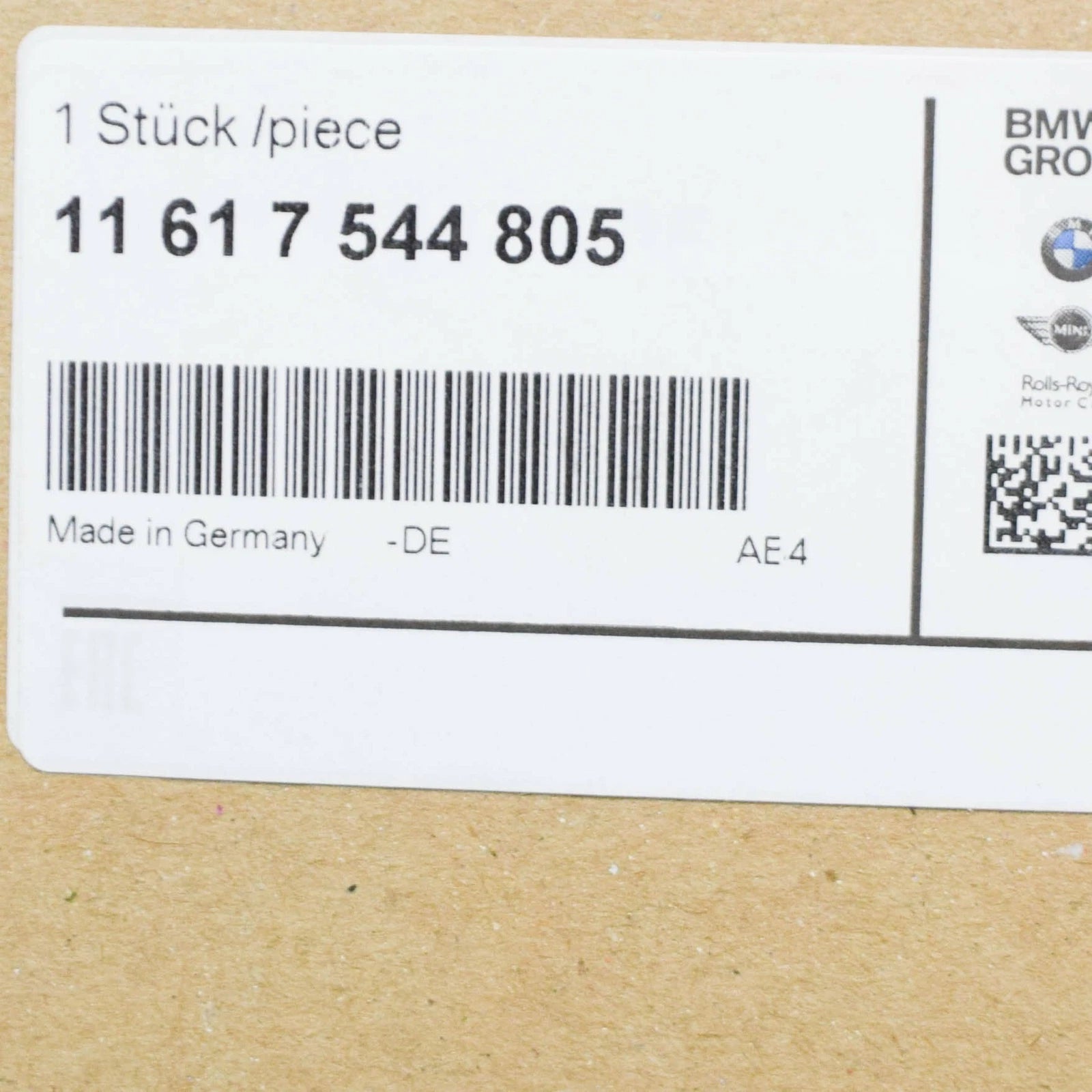 NEW BMW 3 E46 AIR INTAKE MANIFOLD FLAP ADJUSTER 11617544805 ORIGINAL