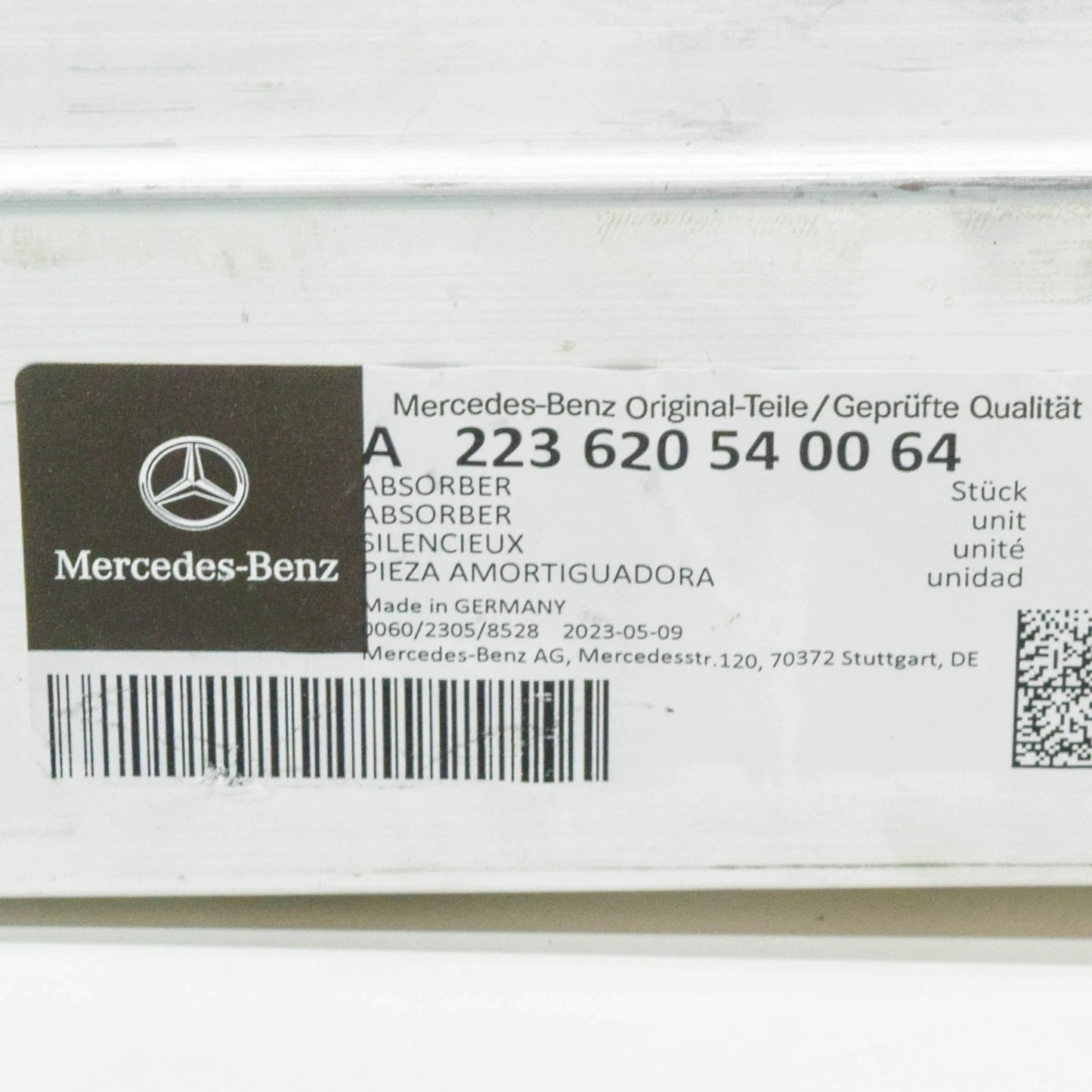 NEW MB S W223 FRONT BUMPER REINFORCEMENT EXTENSION RIGHT A2236205400 ORIGINAL