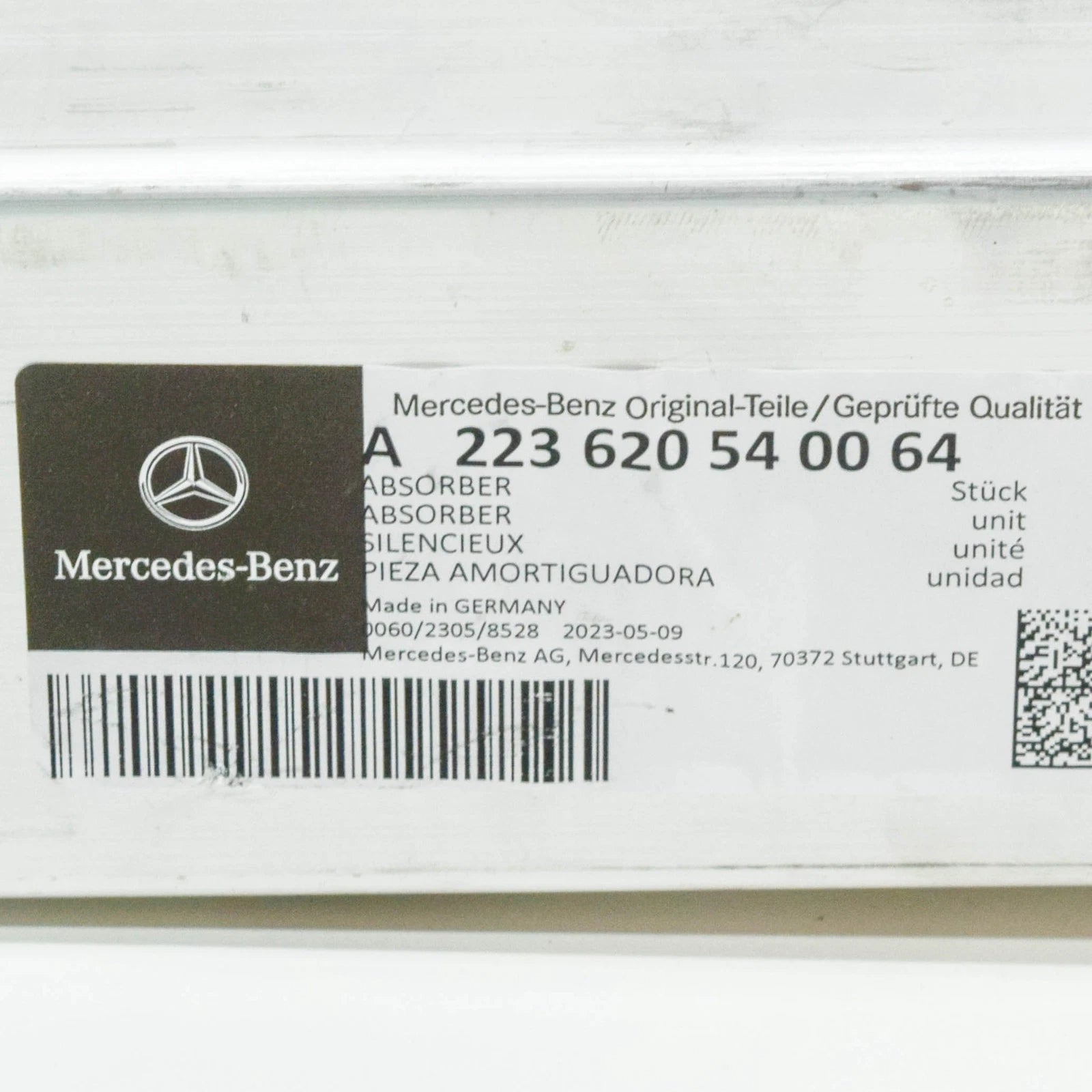 NEW MB S W223 FRONT BUMPER REINFORCEMENT EXTENSION RIGHT A2236205400 ORIGINAL