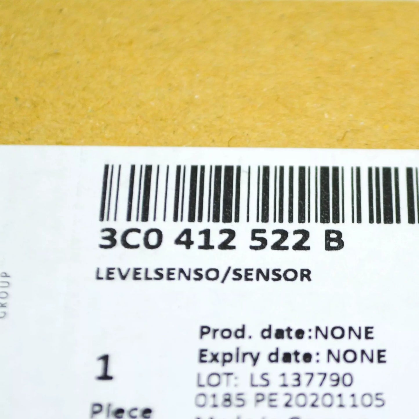 NEW VOLKSWAGEN PASSAT B6 3C RIGHT LEVEL SENSOR 3C0412522B ORIGINAL