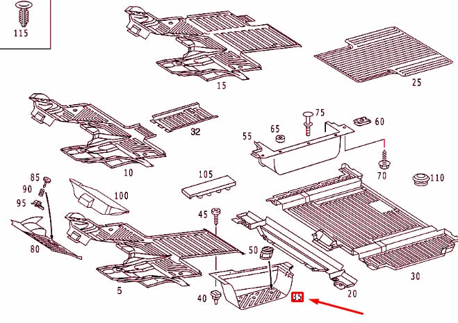 NEW MERCEDES-BENZ SPRINTER 903 RIGHT ENTRANCE COVERING A9096860600 ORIGINAL