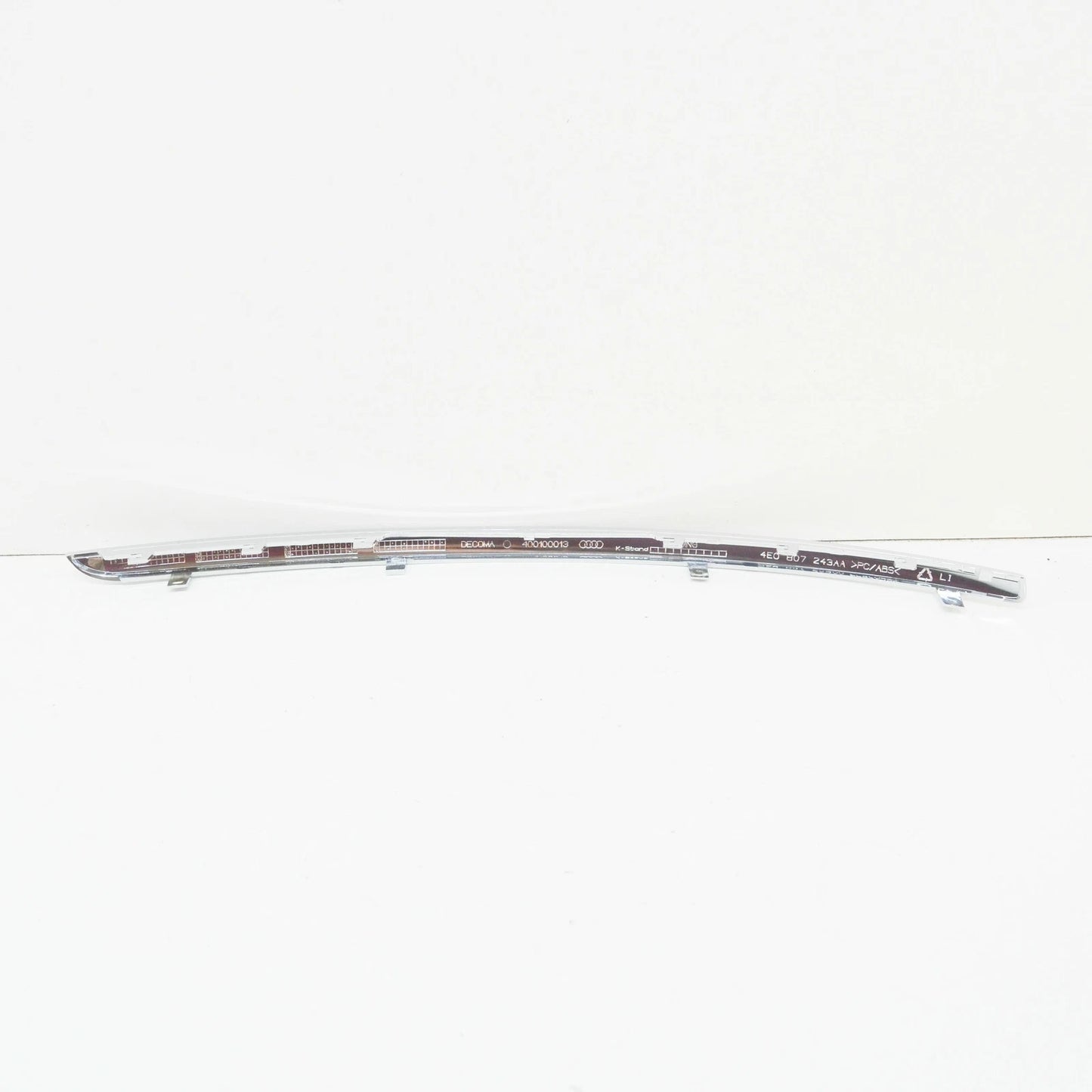 NEW AUDI A8 D3 FRONT BUMPER LEFT CHROME MOLDING TRIM 4E0807243AA2ZZ