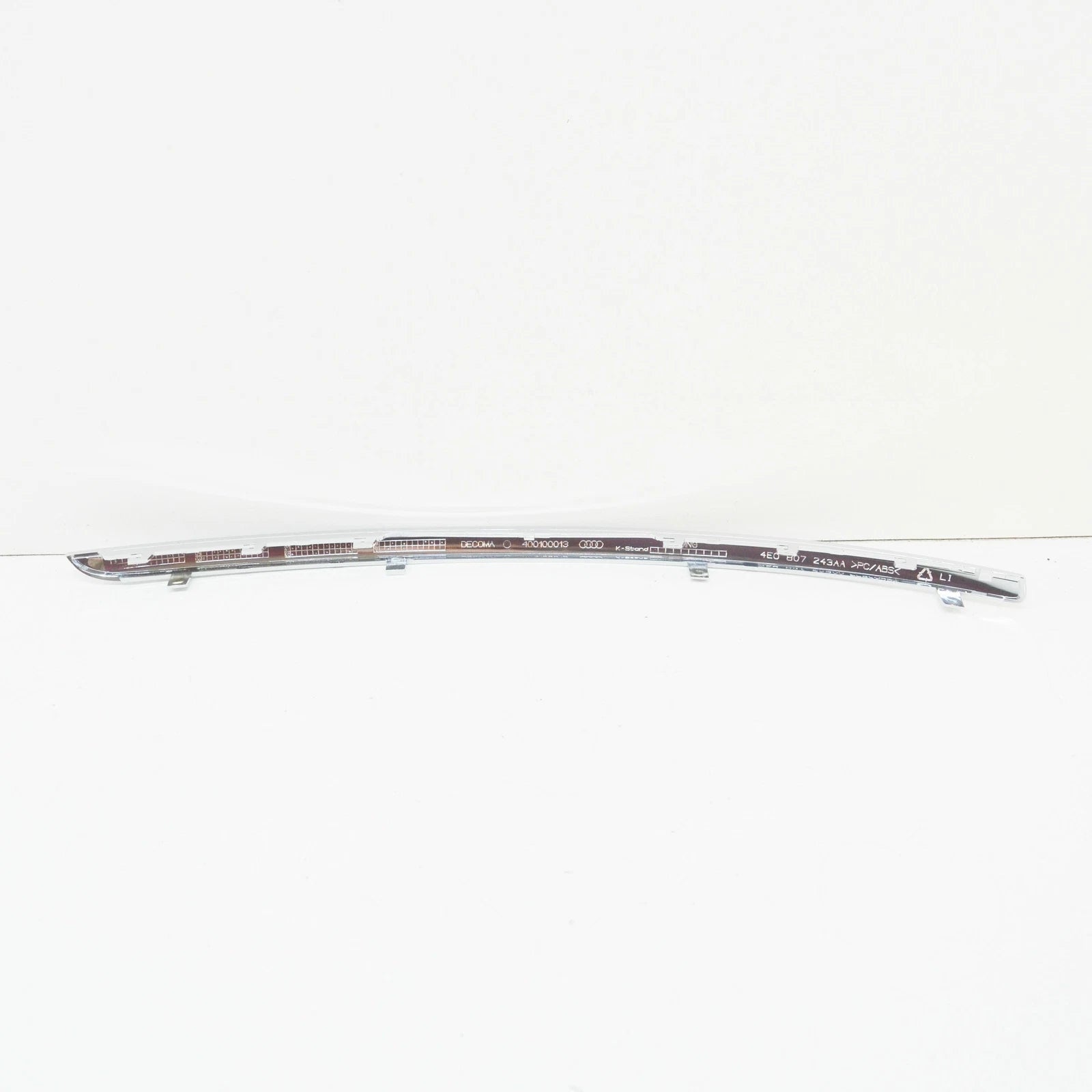 NEW AUDI A8 D3 FRONT BUMPER LEFT CHROME MOLDING TRIM 4E0807243AA2ZZ