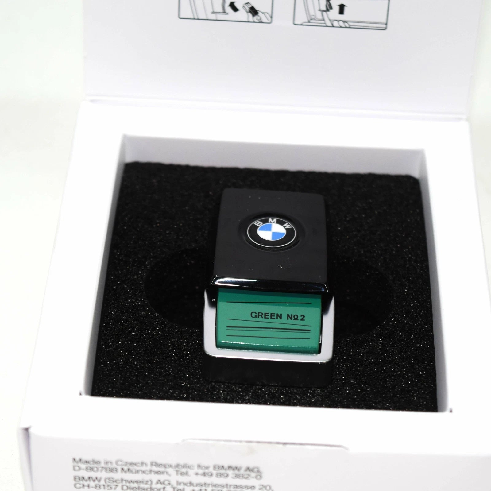 NEW BMW AIR FRESHNER SCENT FRAGRANCE GREEN SUITE NO. 2 64119382603 9382603
