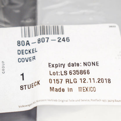 NEW AUDI Q5 80A FRONT RIGHT AIR INTAKE GUIDE GRILL END CAP 80A807246 GENUINE