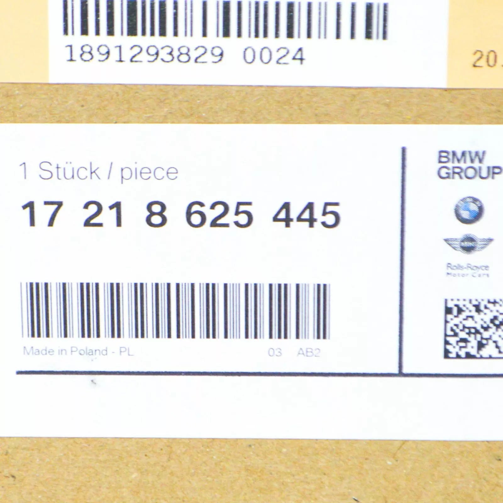 NEW BMW 3 F30 ENGINE ADDITIONAL COOLING RADIATOR FRAME 17218625445 ORIGINAL