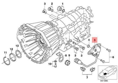 NEW BMW E38 E39 E53 SEDAN POSITION SWITCH FOR AUTO TRANS 7512755 24107512755