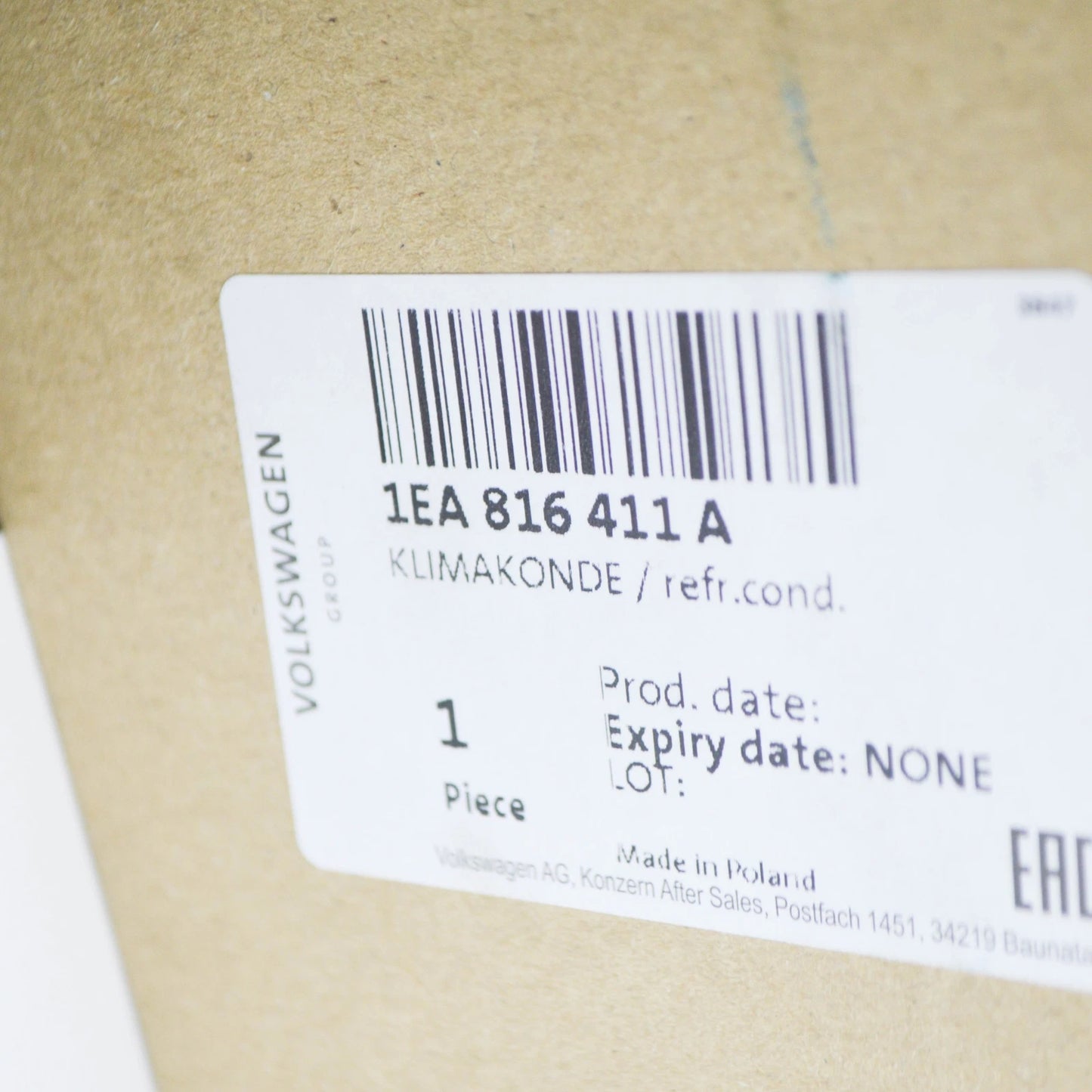 NEW VOKSWAGEN ID.4 E21 A/C CONDENSER 1EA816411A