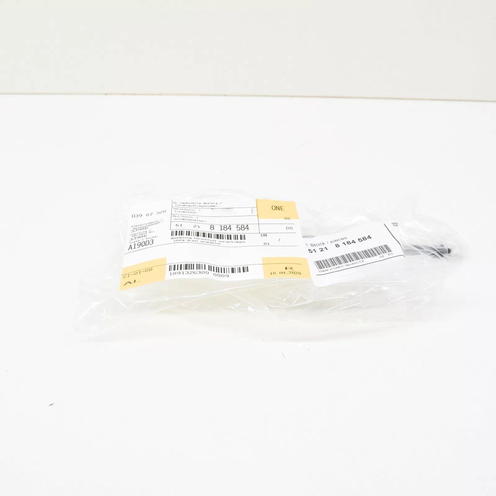 NEW BMW 5 E39 FRONT DOOR LOCK BOWDEN CABLE 51218184584 ORIGINAL