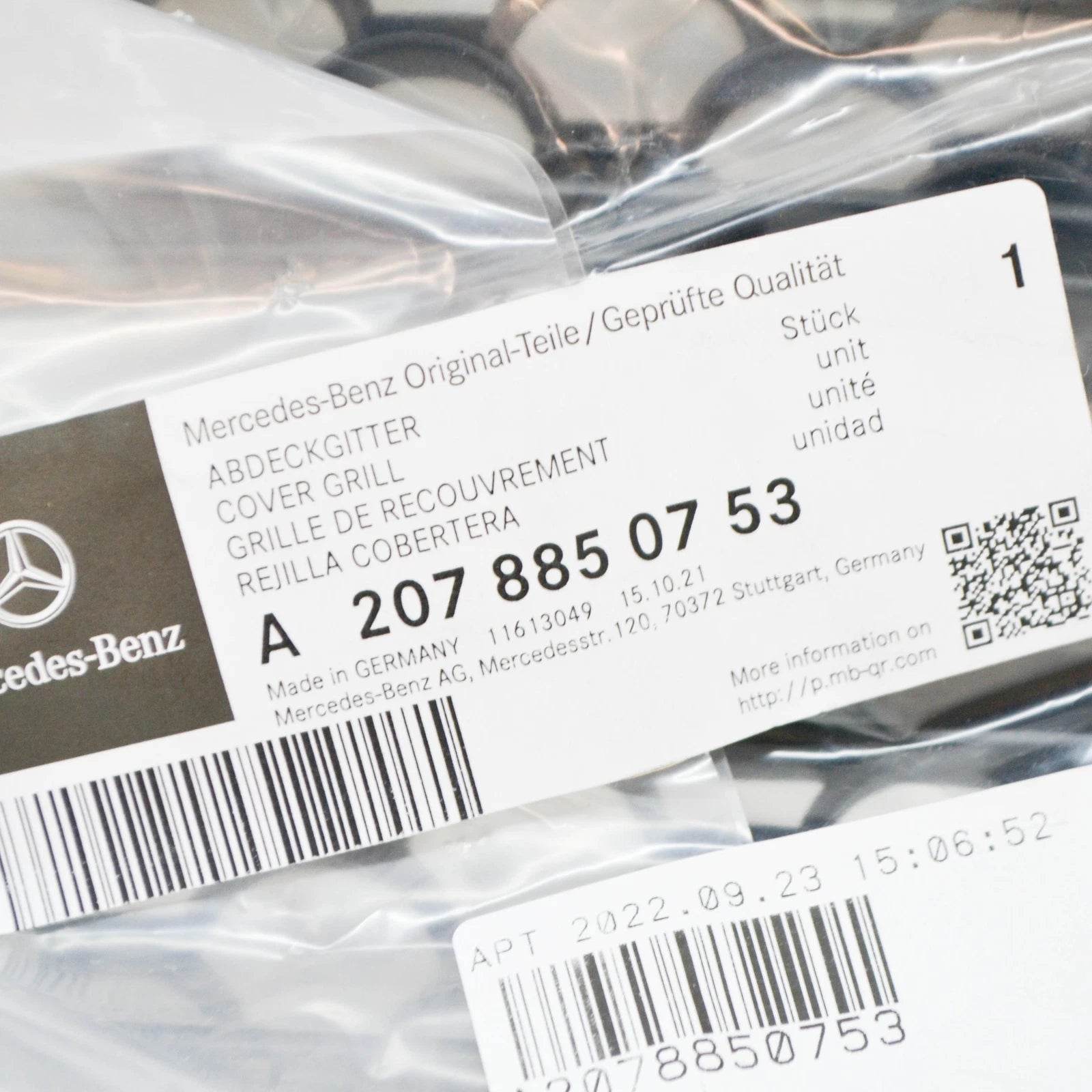 NEW MERCEDES-BENZ E-CLASS COUPE C207 FRONT LEFT GRILL A2078850753 ORIGINAL