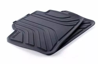 NEW BMW SERIES 1 F20 RUBBER FLOOR MATS ALL WEATHER REAR SET 2210210