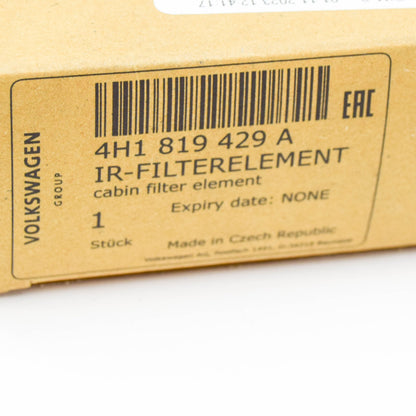 NEW AUDI A8 4H CABIN FILTER ELEMENT LHD 4H1819429A ORIGINAL