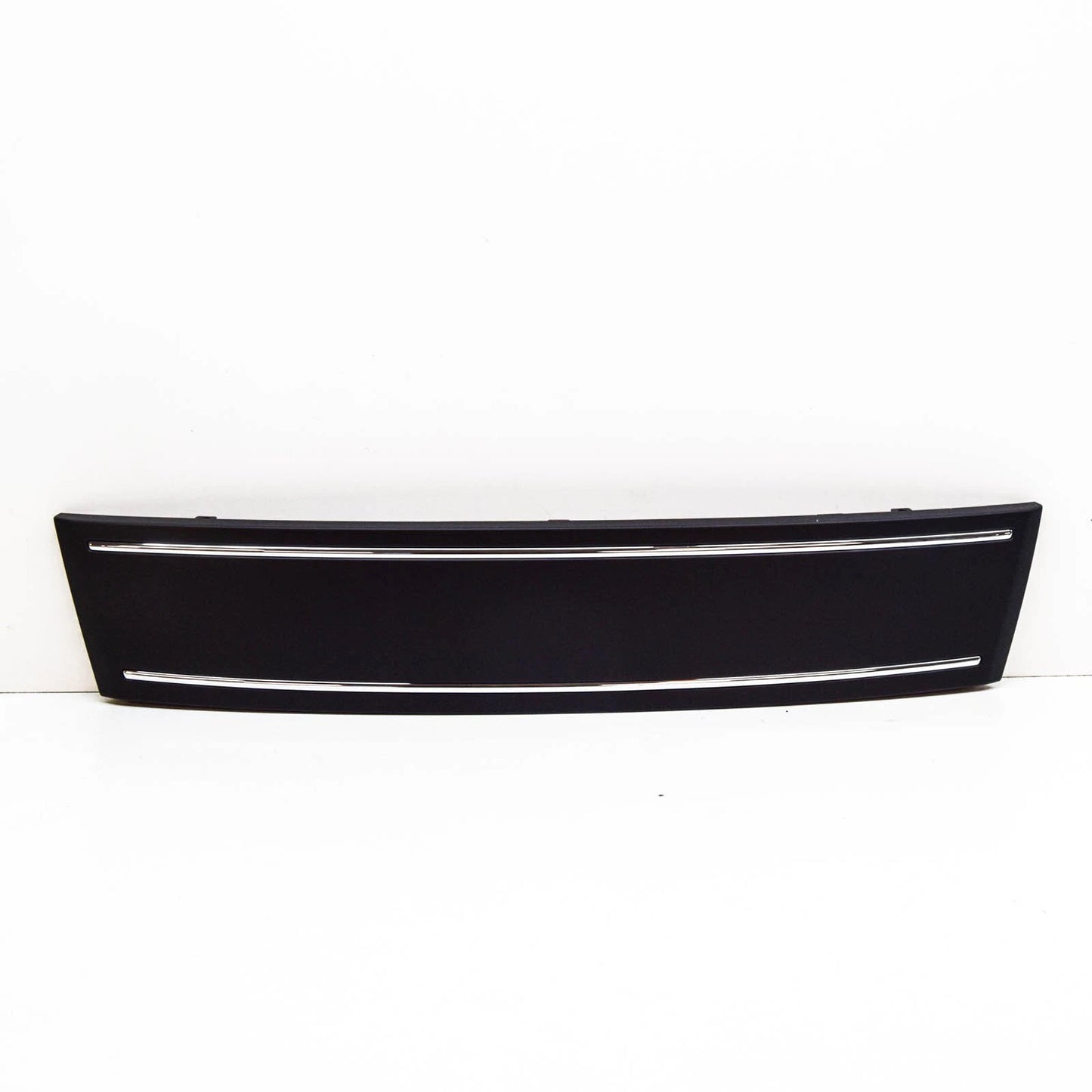 NEW AUDI Q7 FRONT GRILL NUMBER PLATE FILLER DELETE BLACK 4L08072873FZ