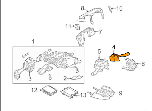 NEW VW TOUAREG 7L STEERING WHEEL WIPER SWITCH CONTROL 7L6953503DB41 ORIGINAL