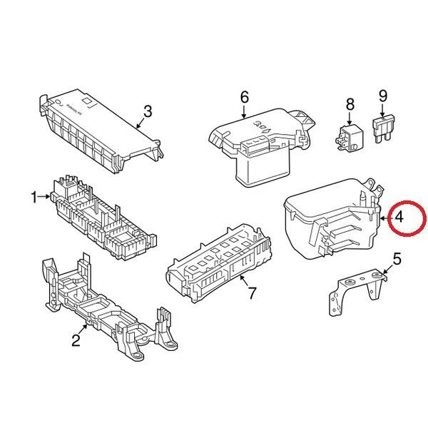 NEW MB VITO W447 CONTROL UNIT BOX EQUIPMENT COMPARTMENT A4475450069 ORIGINAL