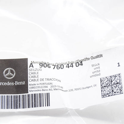 NEW MERCEDES-BENZ SPRINTER W906 SLIDING DOOR RIGHT CABLE A9067604404 ORIGINAL