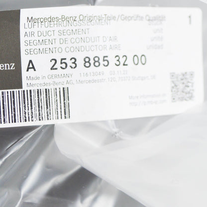 NEW MERCEDES-BENZ GLC X253 FRONT RIGHT AIR DUCT SEGMENT A2538853200 ORIGINAL